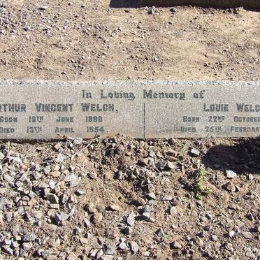 WELCH Arthur Vincent 1880-1954 &amp; Louie 1875-1956