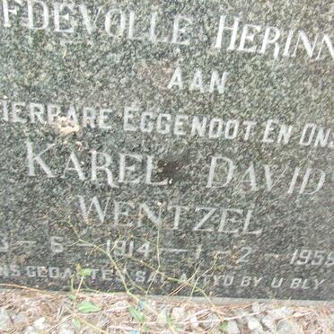 WENTZEL Karel David 1914-1959