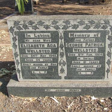 WELLSTED George Patrick -1964 &amp; Elizabeth Ada -1945