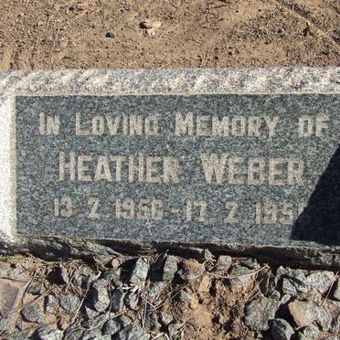 WEBER Heather 1956-1956