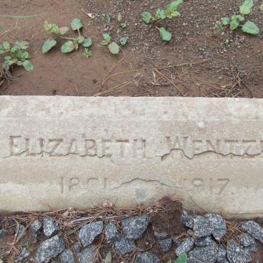 WENTZEL Elizabeth 18??-1917