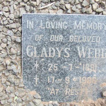 WEBB Gladys 1891-1986