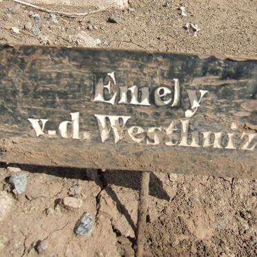 WESTHUIZEN Emely, v.d.