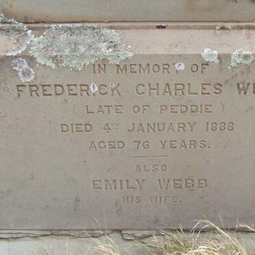 WEBB Frederick Charles -1888 &amp; Emily