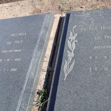 WET Pieter Hercules, de 1903-1978 &amp; Melinda HATTINGH 1905-1990