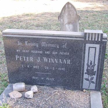 WINNAAR Peter J. 1892-1948