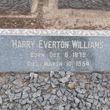WILLIAMS Harry Everton 1879-1954
