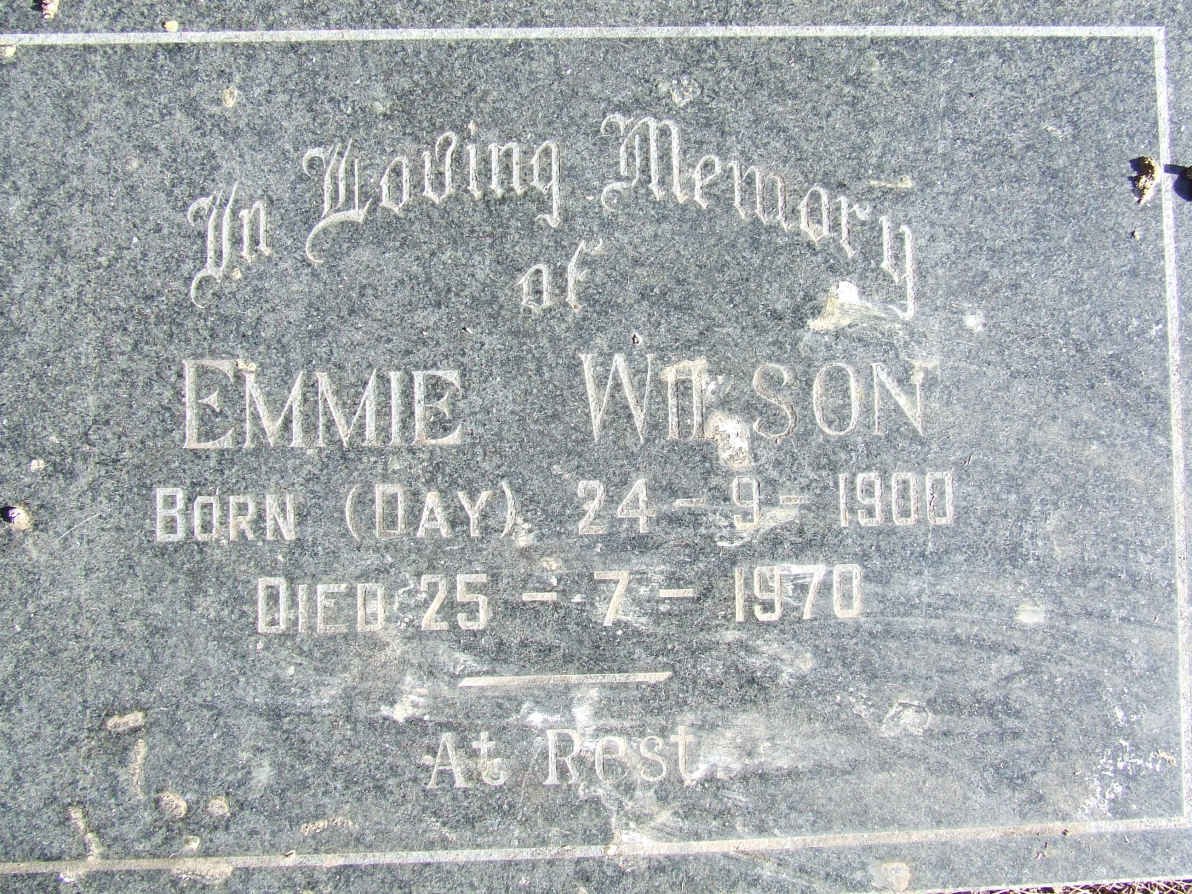 WILSON Emmie nee DAY 1900-1970