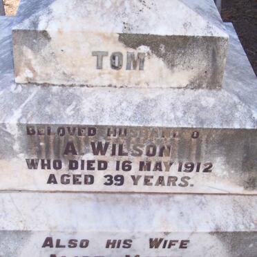 WILSON Tom -1912 &amp; Alice Mary -1965