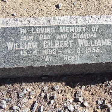 WILLIAMS William Gilbert 1883-1955