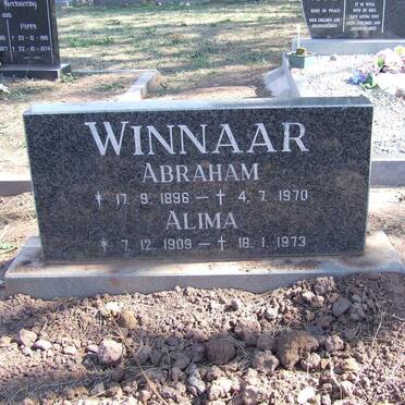 WINNAAR Abraham 1896-1970 &amp; Alima 1909-1973