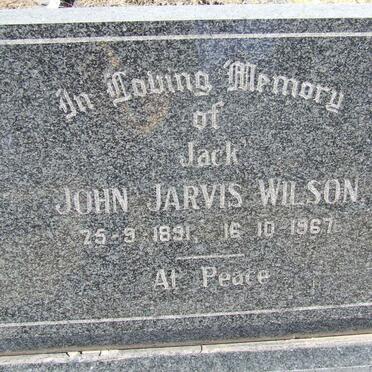 WILSON John Jarvis 1891-1967