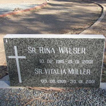 WALSER Rina 1915-2001 :: MÜLLER Vitalia 1905-2001