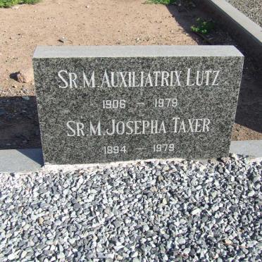 LUTZ Auxiliatrix 1906-1979 &amp; TAXER Josepha  1894-1979
