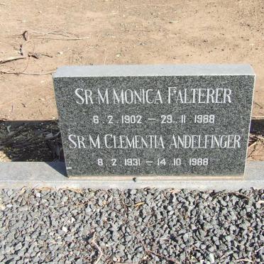 FALTERER Monica 1902-1988 :: ANDELFINGER Clementia 1931-1988
