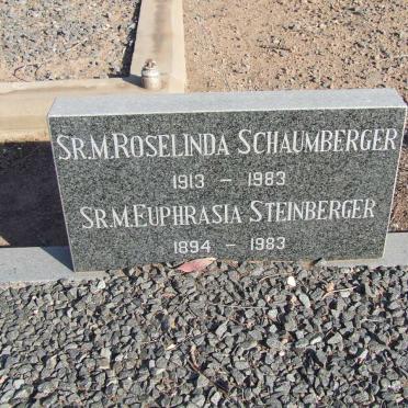 SCHAUMBERGER Roselinda 1913-1983 :: STEINBERGER Euphrasia 1894-1983