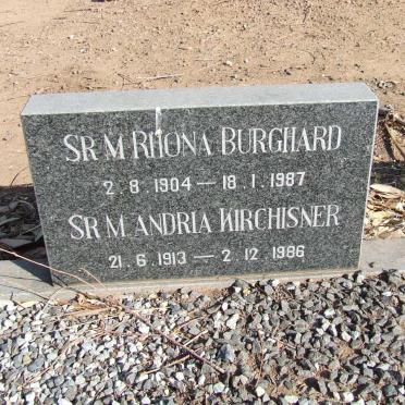 BURGHARD Rhoda 1904-1987 :: KIRCHISNER Andria 1913-1986