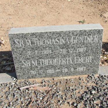 GUNTNERThomasina 1904-1987 :: EBERT Theoberta 1916-1987