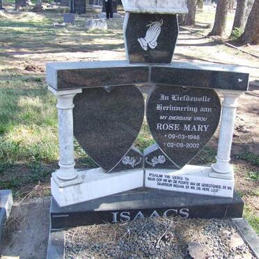 ISAACS Rose Mary 1946-2002