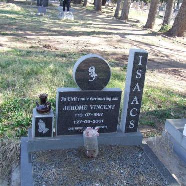 ISAACS Jerome Vincent 1987-2001