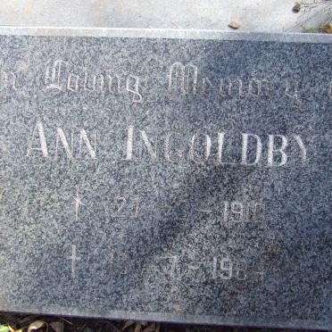 INGOLDBY Ann 1910-1984