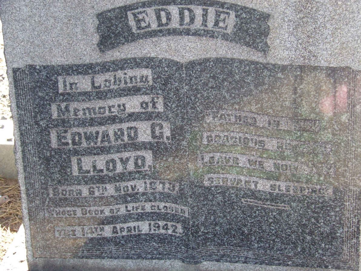 LLOYD Edward G. 1873-1942