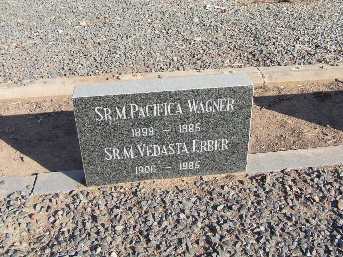 WAGNER Pacifica 1899-1985 :: ERBER Vedasta 1906-1985