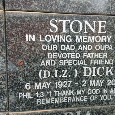 STONE D.I.Z 1927-2003 