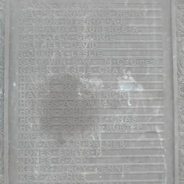 Memorial Plaque _3 - First World War 1914-1918