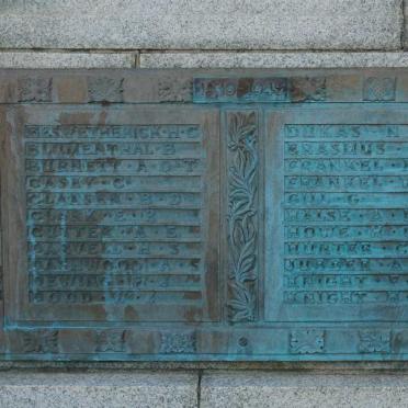 Eastern Cape, QUEENSTOWN, Cnr Robinson &amp; Shepstone Str, WW1 memorials