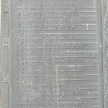 Memorial Plaque _1 - First World War 1914-1918
