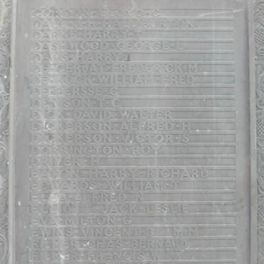 Memorial Plaque _2 - First World War 1914-1918