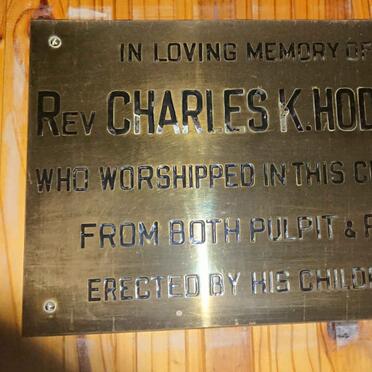 HODGES Charles K.