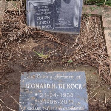 KOCK Leonard H., de 1938-2011 :: DE KOCK Collen Hendry -1972