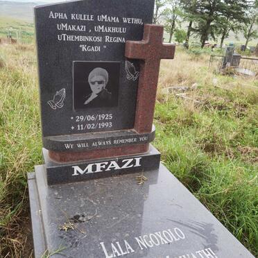 MFAZI Uthembinkosi Regina 1925-1993