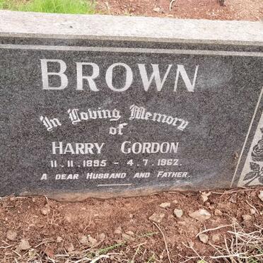BROWN Harry Gordon 1895-1962