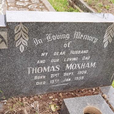 MOXHAM Thomas 1906-1959
