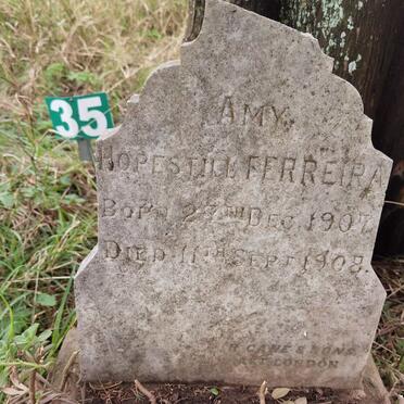 FERREIRA Amy Hopestill 1907-1908