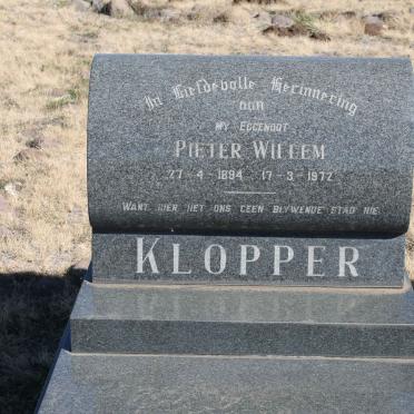 KLOPPER Pieter Willem 1894-1972