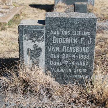 RENSBURG Diderick F.J., van 1938-1957