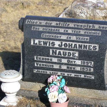 NAUDE Lewis Johannes 1897-1938