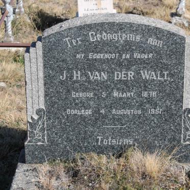 WALT J.H., van der 1878-1951