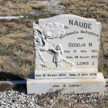 NAUDÉ Cecelia M. 1921-1922 :: NAUDÉ Lewis J. 1927-1928