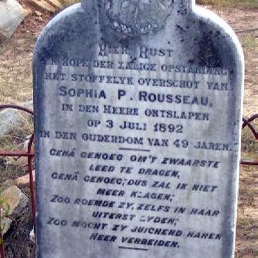 ROUSSEAU Sophia P. -1892