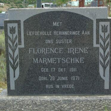 MARMETSCHKE Florence Irene 1911-1971