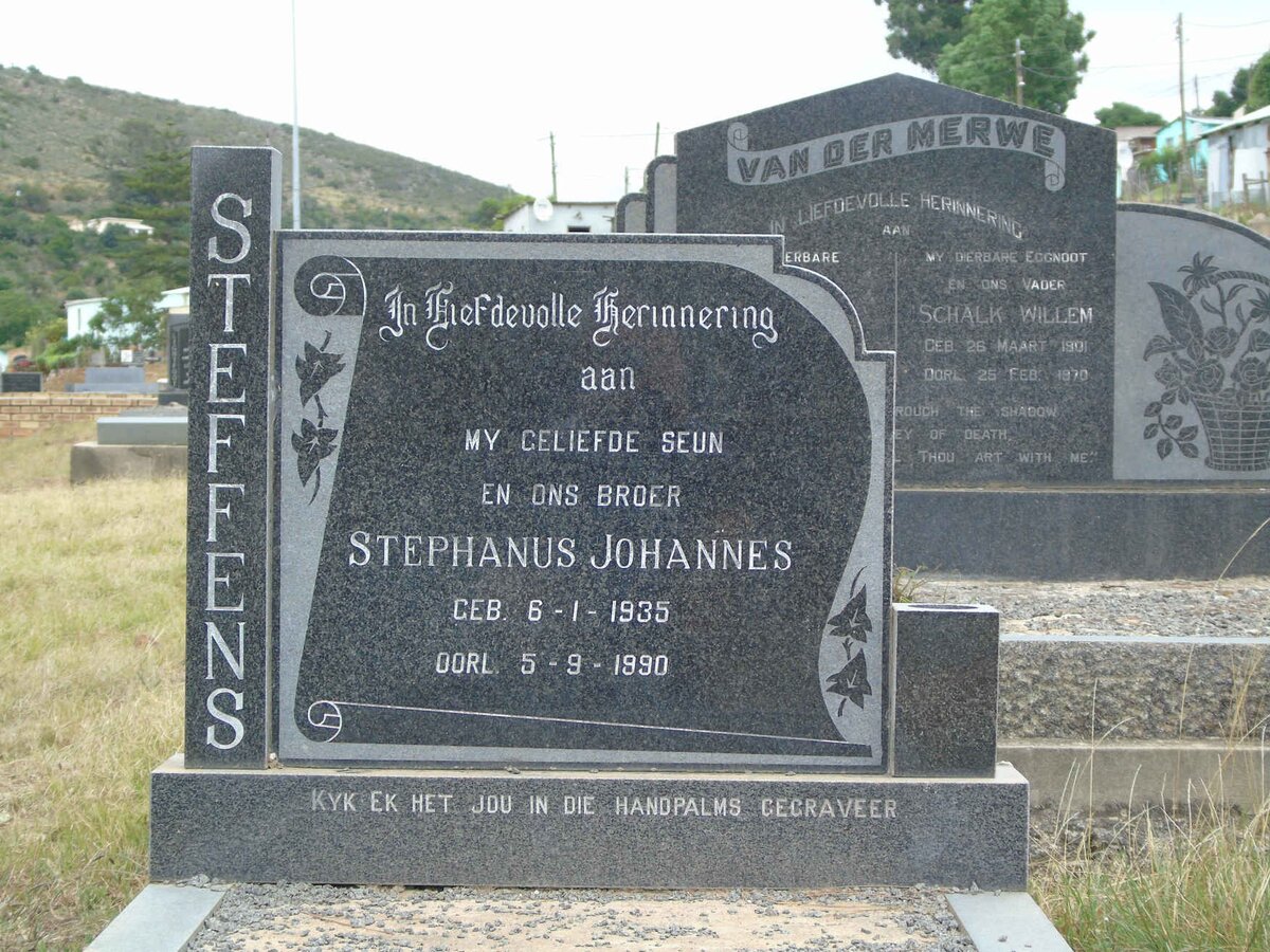 STEFFENS Stephanus Johannes 1935-1990