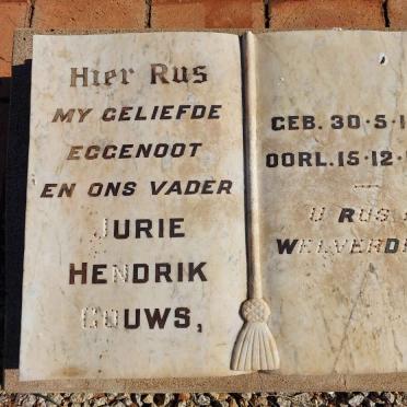 GOUWS Jurie Hendrik Gouws 1884-1954