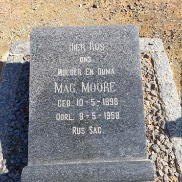 MOORE Mag. 1898-1958