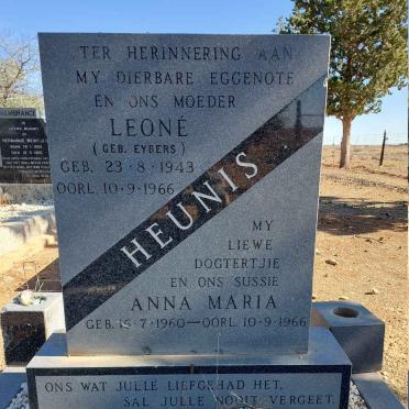HEUNIS Leone nee EYBERS 1943-1966 :: HEUNIS Anna Maria 1960-1966