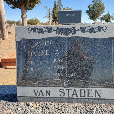 STADEN Daniel A., van 1892-1961